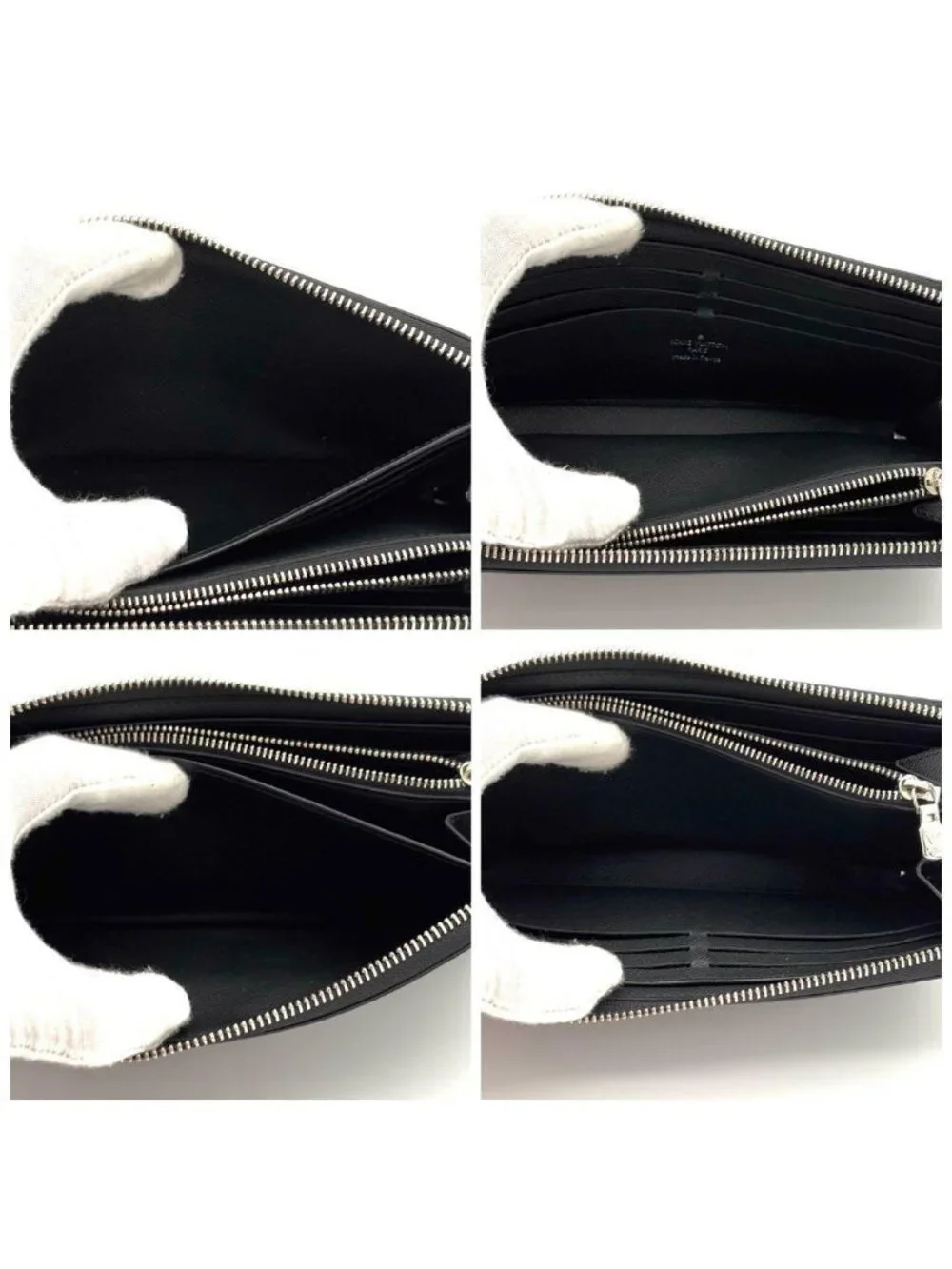 Louis Vuitton Wallet Damier Graphite Zippy Horizontal